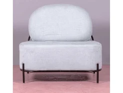 Sofá De 1 Lugar Com Design Minimalista - Clair - Azul