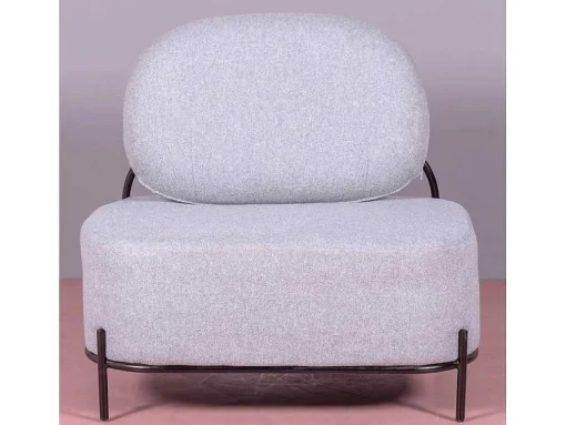 Sofá De 1 Lugar Com Design Minimalista - Clair - Cinza