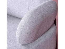 Sofá De 1 Lugar De Design Minimalista Com Bracos - Clair - Cinza
