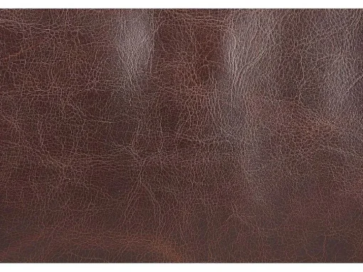 Sofá De 3 Lugares 100% Pele Envelhecida Castanho Estilo Chesterfield - Clotaire