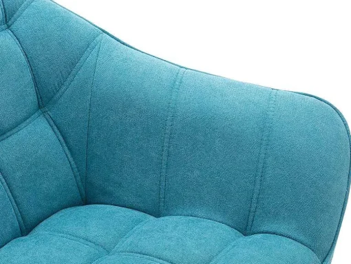 Sofá De 2 Lugares Em Tecido Cor Azul - Caserta