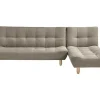 Sofá Modular Convertivel Tecido Taupe - Esteban