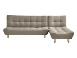 Sofá Modular Convertivel Tecido Taupe - Esteban