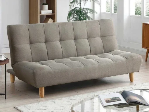 Sofá Modular Convertivel Tecido Taupe - Esteban