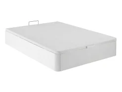 Sommier Com Arrumação Hestia Da Ysmee - Branco Mate - 140X190 Cm