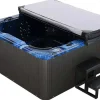 Spa De 6 Lugares Azul Com Acessórios 128 Jatos C220 X L220 X A97 Cm, Sistema Balboa, Gama Prestigio - Comino