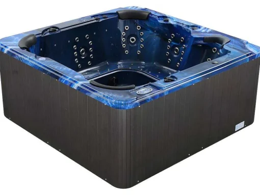 Spa De 6 Lugares Azul Com Acessórios 128 Jatos C220 X L220 X A97 Cm, Sistema Balboa, Gama Prestigio - Comino