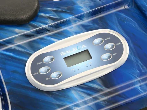 Spa De 6 Lugares Azul Com Acessórios 128 Jatos C220 X L220 X A97 Cm, Sistema Balboa, Gama Prestigio - Comino