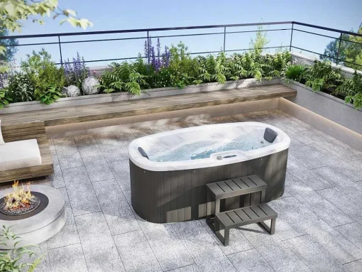 Spa De 2 Lugares, Branco, 16 Jatos C210 X L110 X A78 Cm, Sistema Balboa - Samoa Iii