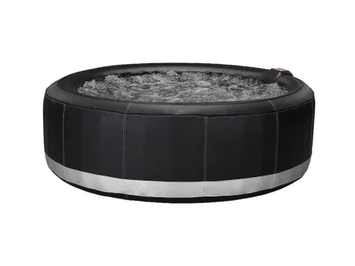 Spa Insuflável 6 Péssoas Bcool Iii - D203*A65 Cm - 140 Orificios De Saida De Ar - Preto - Revestimento De Luxo