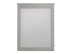 Store Enrouleur Polyester Translucide Argent 120 X 175