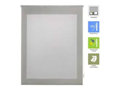 Store Enrouleur Polyester Translucide Argent 120 X 175