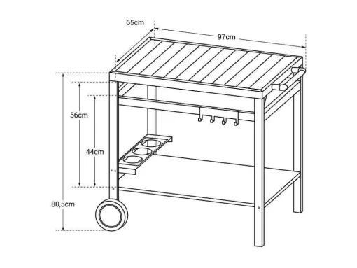 Tabuleiro De Servico Aveiro Para Plancha