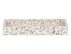Tabuleiro De Terrazzo - L.30 X P.15 X A. 4 Cm - Multicolorido - Joana