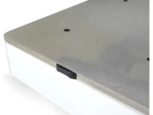 Tampa Estofada Dobravel Para Canape Madeira 3D 25 Branco 90X190Cm Atenas