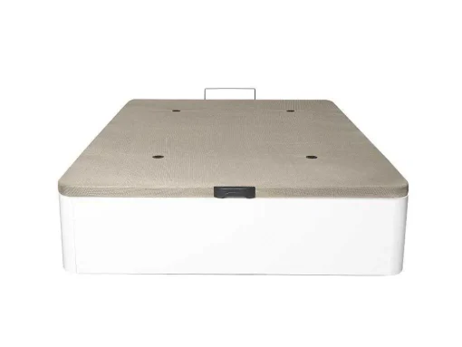 Tampa Estofada Dobravel Para Canape Madeira 3D 25 Branco 90X190Cm Atenas