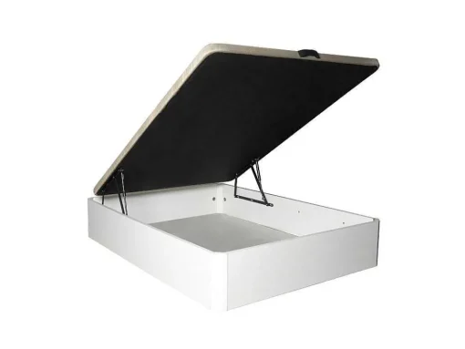 Tampa Estofada Dobravel Para Canape Madeira 3D 25 Branco 90X190Cm Atenas