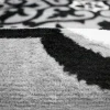 Tapete 200 X 290 Cm Em Polipropileno Cinza E Preto - Rosia