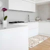 Tapete De Corredor Em Vinil Efeito Azulejo De 66 X 160 Cm Multicolor - Palma
