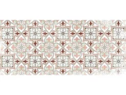 Tapete De Corredor Em Vinil Efeito Azulejo De 66 X 160 Cm Multicolor - Palma