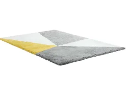 Tapete De Microfibra Yule - Poliester - Multicolorido - 120 X 170 Cm