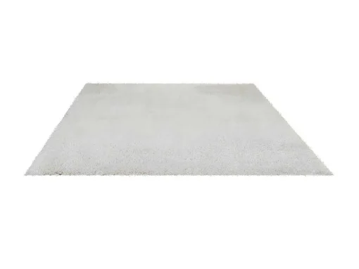 Tapete Shaggy De Pelos Compridos Microfibra 120X170 Cm Branco - Harvey