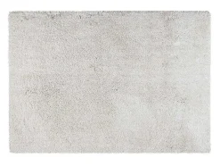 Tapete Shaggy De Pelos Compridos Microfibra 120X170 Cm Branco - Harvey