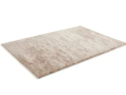 Tapete Shaggy Dolce Taupe Reflexo Bege - Poliester - 120*170 Cm