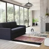 Tapete 160X230 Cm Cor-De-Rosa, Cinza E Branco - Camden