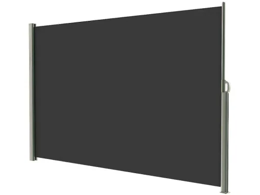 Toldo Lateral Opaco Extensivel Suela - Antracite - C300 X A180 Cm