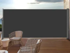 Toldo Lateral Opaco Extensivel Suela - Antracite - C300 X A180 Cm