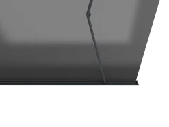 Toldo Retratil Motorizado Com Leds E Caixa Integral 5 X 3,5 M, Lona Acrilico Antracite - Galaxa