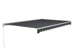 Toldo Retratil Motorizado Com Semicaixa 5 X 3 M Antracite - Cofana