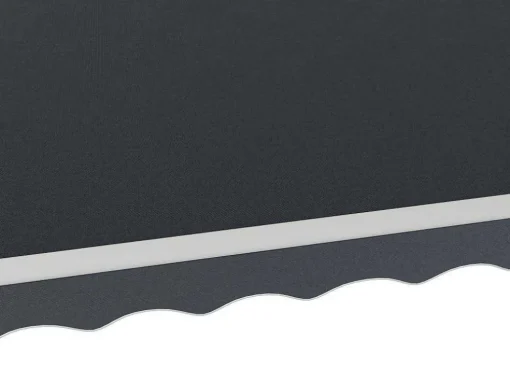 Toldo Retratil Motorizado Com Semicaixa 5 X 3 M Antracite - Cofana