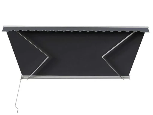Toldo Retratil Motorizado Com Semicaixa 5 X 3 M Antracite - Cofana