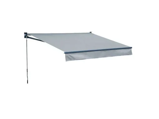 Toldo Saule 2,95 2,5M - Tecido Cinzento E Estrutura Cinzenta