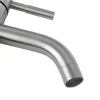 Torneira Misturadora Mecanica Arredondada Em Inox Cor Niquel Escovado A29,6 Cm - Salavan
