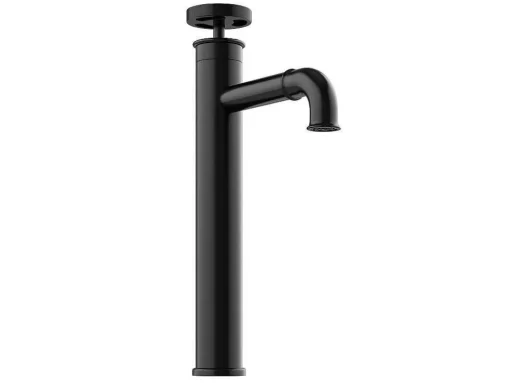 Torneira Misturadora Mecanica Sobrelevada A30,3 Cm Preto Mate - Kodva