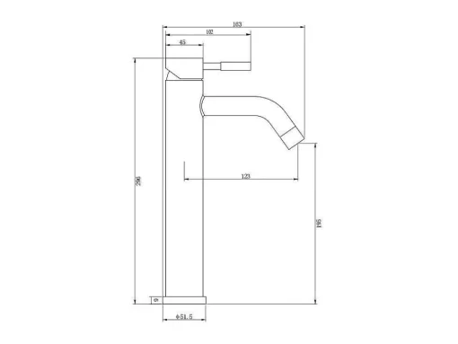 Torneira Misturadora Mecanica Arredondada Em Inox Cor Niquel Escovado A29,6 Cm - Salavan