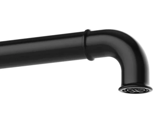 Torneira Misturadora Mecanica Sobrelevada A30,3 Cm Preto Mate - Kodva
