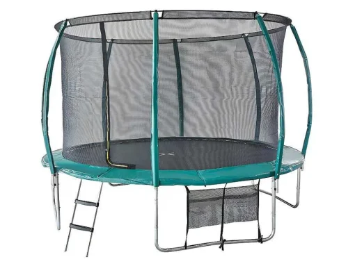 Trampolim Com Rede De Protecao Interior, Escada, Cobertura E Kit De Ancoragem De D. 366 Cm - Wallaby