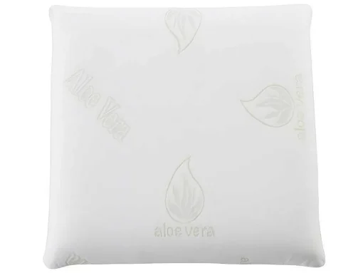Travesseiro Com Memória De Forma De 60 X 60 Cm - Douceur De Aloe Vera Da Naturea
