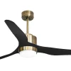 Ventilador De Tecto Reversivel Termostato Regulavel Termostato Wifi Motor Dc Tectos Inclinados Controlo Remoto Adaptador De Luz De Tres Tons 2/3 Laminas Memória Hipersilenciosa