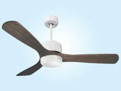 Ventilador De Tecto Reversivel Termostato Regulavel Termostato Wifi Motor Dc Tectos Inclinados Controlo Remoto Luz De Tres Tons Memória Hipersilenciosa