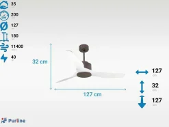 Ventilador De Tecto Reversivel Termostato Regulavel Termostato Wifi Motor Dc Tectos Inclinados Controlo Remoto Adaptador De Luz De Tres Tons 2/3 Laminas Memória Hipersilenciosa