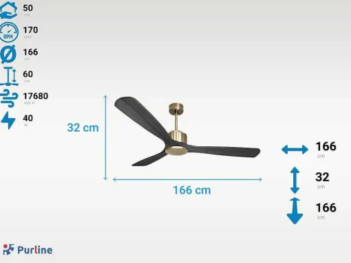 Ventilador De Tecto Reversivel Termostato Reversivel Regulavel Wifi Motor Dc Tectos Inclinados Memória Hypersilence