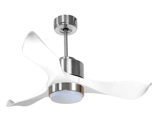 Ventilador De Tecto Reversivel Termostato Regulavel Termostato Regulavel Wifi Motor Dc Tectos Inclinados 2/3 Laminas Memória Hypersilence