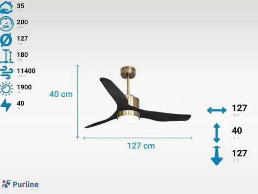Ventilador De Tecto Reversivel Termostato Regulavel Termostato Wifi Motor Dc Tectos Inclinados Controlo Remoto Adaptador De Luz De Tres Tons 2/3 Laminas Memória Hipersilenciosa