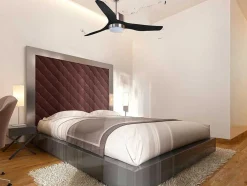 Ventilador De Tecto Reversivel Termostato Regulavel Termostato Wifi Motor Dc Tectos Inclinados Controlo Remoto Adaptador De Luz De Tres Tons 2/3 Laminas Memória Hipersilenciosa