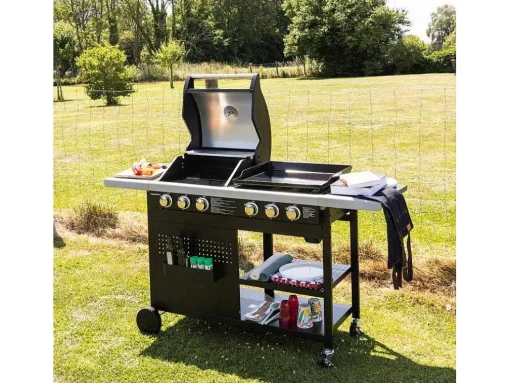 Vesuvio Duo Barbecue A Gas - 3 Queimadores + Plancha 3 Queimadores